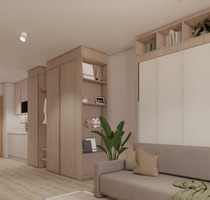 Möbliertes Studio Standard mit Gemeinschaftsflächen: Padelplatz, Fitness, Dachterrasse & mehr - Berlin Britz