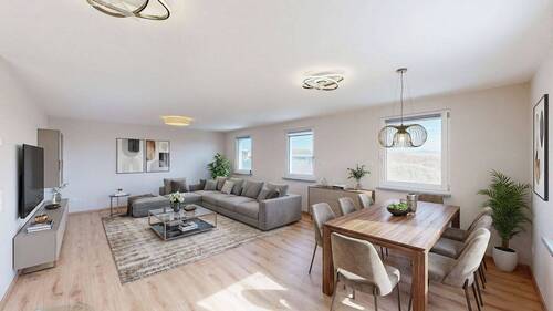 Einrichtungsbeispiel Wohn- und Esszimmer - 