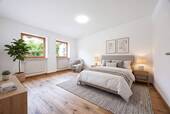 Schlafzimmer - Visualisierung - Frisch renovierte 3 Zimmer Wohnung mit Südwest Loggia und TG Stellplatz