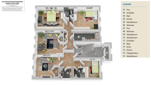 32136_616210_1684396_MFH_Oelsnitz_2_Obergeschoss_1 - Mehrfamilienhaus, Wohnhaus mit 392,00 m² in Oelsnitz /Erzgeb. zum Kaufen