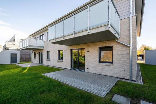 Rückansicht - 3 Zimmer Terrassenwohnung in Glücksburg