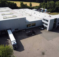 Produktions- und Lagerhallen mit Verwaltungsgebäude, Trafostation und Bauland! - Kalletal Erder