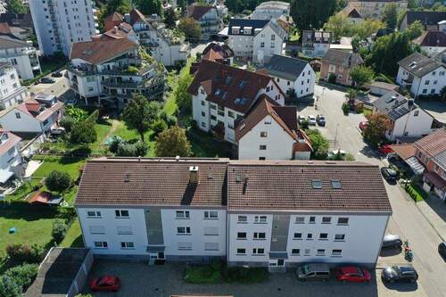 Vogelperspektive - Gemütliche Dachgeschosswohnung in Tettnang