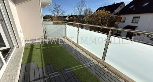 Balkon - Gut geschnittene und energieeffiziente (A+) 3 Zimmer ETW mit Südbalkon