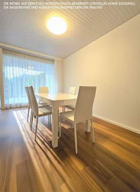 Esssbereich an der Terrasse - 