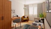 Helles Schlafzimmer - 3 Zimmer Etagenwohnung zum Kaufen in Berlin