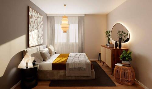 Schlafzimmer - 3 Zimmer Etagenwohnung zum Kaufen in Berlin