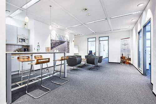 Gemeinschaftsfläche - Moderner heller Büroraum in Hamburg Zentrum - All-in-Miete