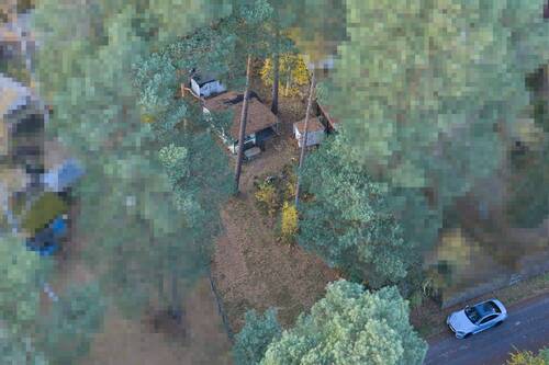 Luftaufnahme Frontansicht - Grundstück in Wandlitz