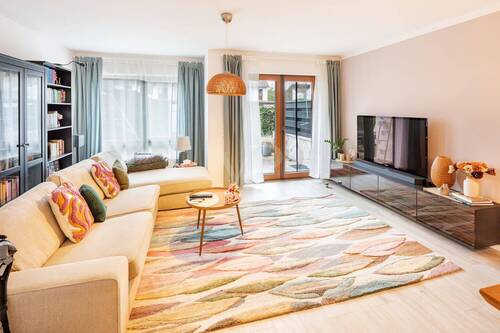 Wohnzimmer - 5 Zimmer Reihenendhaus in Unterschleißheim