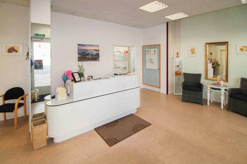 Empfangsbereich Praxis - 9 Zimmer Mehrfamilienhaus, Wohnhaus zum Kaufen in Flensburg