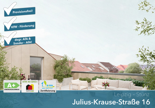 Gemeinschaftliche Dachterrasse - Großzügige 3 Zimmer-Wohnung * KfW 40 und QNG