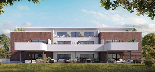 Gartenansicht - 4 Zimmer Etagenwohnung in Bad Friedrichshall