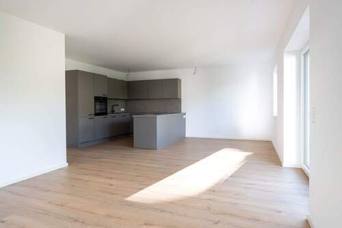 Wohnbereich mit Küche - Terrassenwohnung mit 89,40 m&sup2; in Glücksburg zum Kaufen