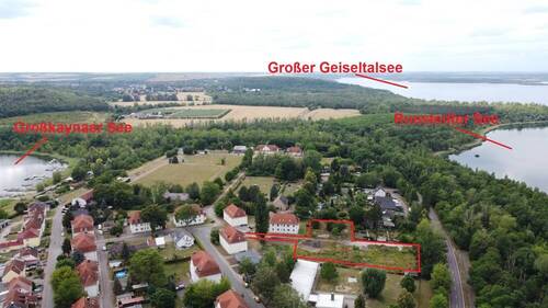 Seen_Uebersicht_markiert - Grundstück in Braunsbedra / Großkayna