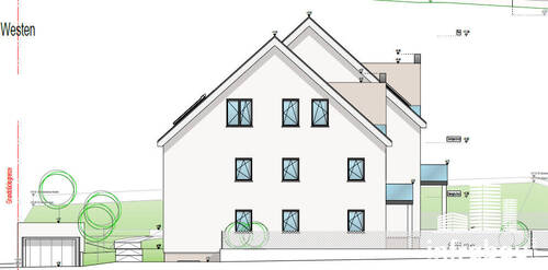 Hausansicht - 3 Zimmer Etagenwohnung in Diedorf
