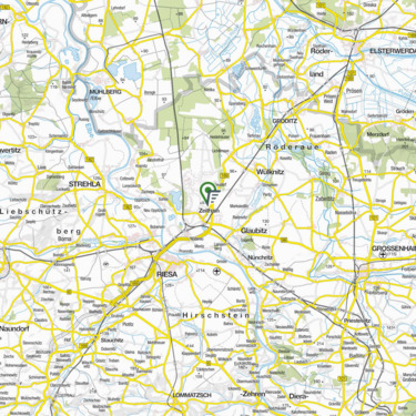 Straßenkarte - Grundstück in Zeithain