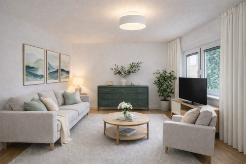 Visualisierung Zimmer 2 (KI-generiert) - 