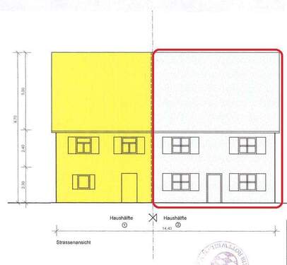 Ansicht West (Strassenseite) - 