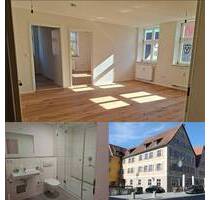 Hochwertig sanierte, lichtdurchflutete 3-Zimmer-Altstadtwohnung mit Aufzug, Balkon und Garage - Dinkelsbühl