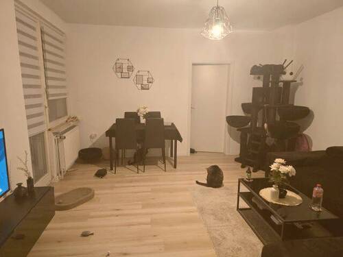 Wohnzimmer - Gepflegte 2- Zimmerwohnung mit Balkon - Krefeld-Stadtmitte!
