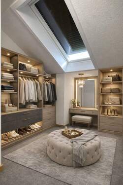 Ankleidezimmer - digital bearbeitet Möblierung dient der Visualisierung - 