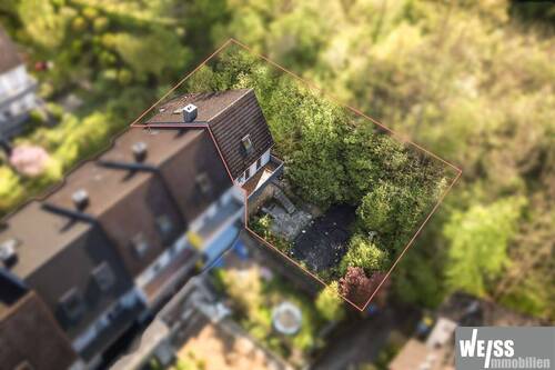 Ansicht von oben - 5 Zimmer Reihenendhaus zum Kaufen in Veitshöchheim