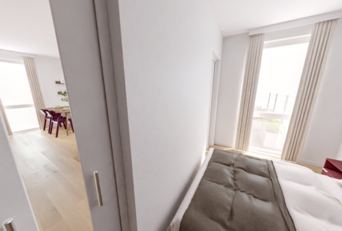 Schlafzimmer - Etagenwohnung mit 42,00 m&sup2; in Berlin zur Miete