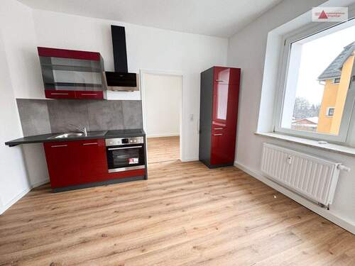 Küche - Komplettsanierung - 2-Raum-Wohhnung mit Einbauküche in Beierfeld zu vermieten