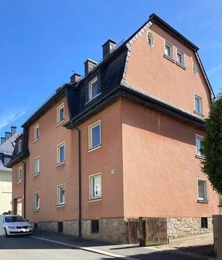 Front 1 - 1 Zimmer Mehrfamilienhaus, Wohnhaus zum Kaufen in Schwarzenbach an der Saale