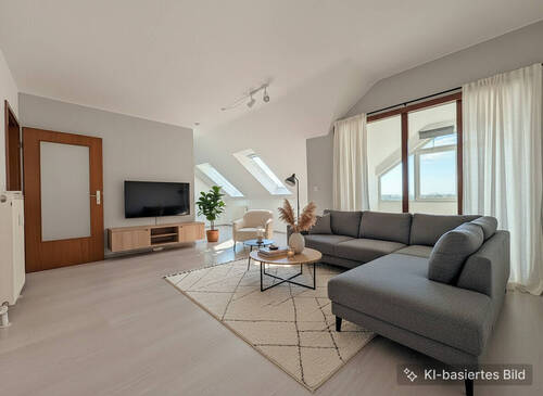 Wohnzimmer Neu - 2 Zimmer Etagenwohnung zum Kaufen in Weinheim / Lützelsachsen