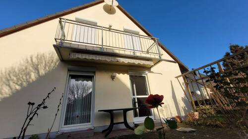 Terrasse mit Balkon - 