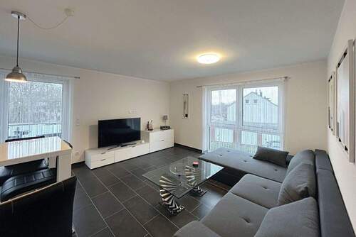 Wohnzimmer - Etagenwohnung mit 54,90 m&sup2; in Rheine zum Kaufen