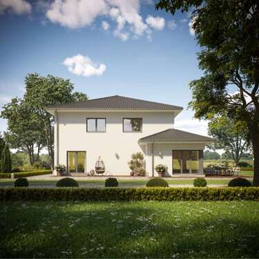 Hausansicht - Einfamilienhaus mit 268,00 m&sup2; in Neukieritzsch zum Kaufen