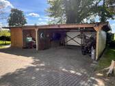 Carport und Geräteraum - 