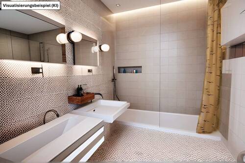 Badezimmer Visualisierungsbeispiel - 
