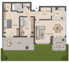 Wohnungsgrundriss - 