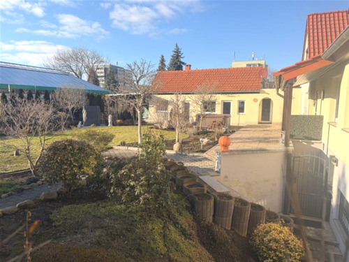 Gartenseite Zugang Souterrain/Keller - 8 Zimmer Einfamilienhaus in Leipzig