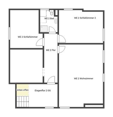 Skizze 2. Etage - 