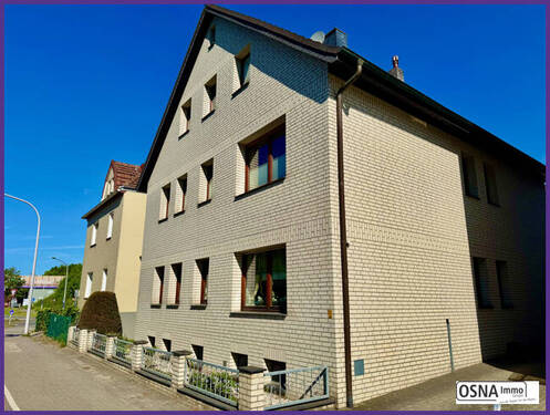 Hausansicht von rechts - 1 Zimmer Mehrfamilienhaus, Wohnhaus in Osnabrück