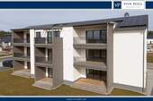 Bild 1 - Neubau mit Weitblick: 2-Zimmer-Wohnung in Flachslanden - Ideal für Singles und Paare