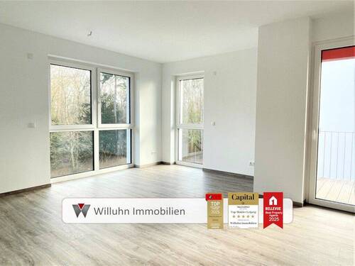 Schlaf- und Wohnbereich - Schöne Wohnung mit durchdachtem Grundriss und zwei Balkonen