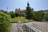 Garten, Kellerabgang Terrasse EG - 5 Zimmer Mehrfamilienhaus, Wohnhaus in Ansbach