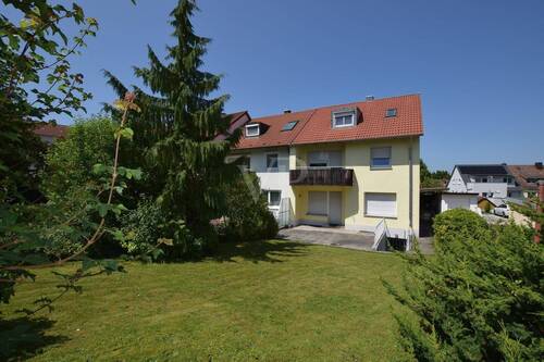 Südansicht - Garten - Mehrfamilienhaus, Wohnhaus mit 130,00 m&sup2; in Ansbach zum Kaufen