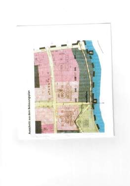 Ausschnitt aus Bebauungsplan - 