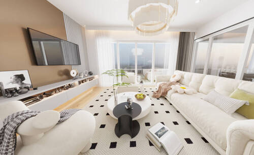 Visualisierung Wohnen - 4 Zimmer Etagenwohnung in Niefern-Öschelbronn / Öschelbronn