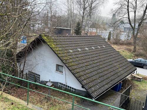 Doppel-Garage_Garten-Ansicht - Mehrfamilienhaus, Wohnhaus mit 172,00 m² in Kirchhundem zum Kaufen