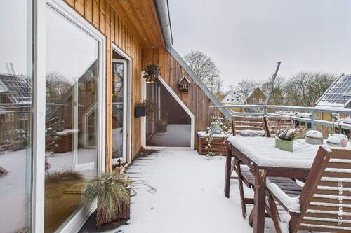 Balkon im Winter - 