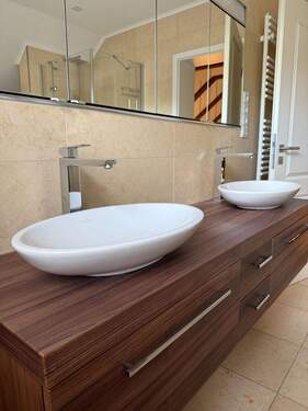 Waschtisch mit 2 Waschbecken - 