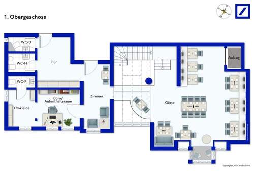 Gästebereich Obergeschoss - 